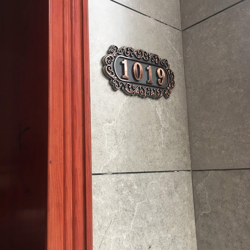 MGTECH Door Number Plate for Hotel, Apartment, Office, Students Dormitory and Public Facilities (Doorplate C + 14 numbers) - Image 5